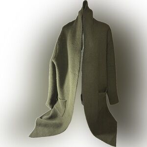 RD Style Olive Green Long Sweater